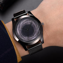 Load image into Gallery viewer, Black Mesh Band Stainless Steel Quartz Wristwatch