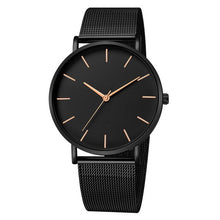 Load image into Gallery viewer, Black Business Watch Simple Men's Watches