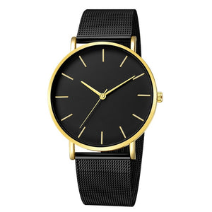 Black Business Watch Simple Men's Watches