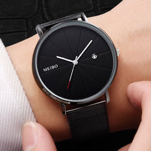 Load image into Gallery viewer, Fashion Black Sports Quartz-Watch