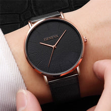 Load image into Gallery viewer, Men's Watch Alloy Mesh Belt Quartz Wrist Watch