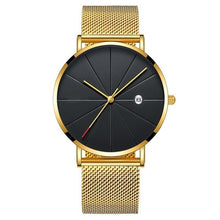 Load image into Gallery viewer, Watches Luxury Business mesh band stainless steel