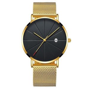 Watches Luxury Business mesh band stainless steel
