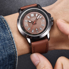 Load image into Gallery viewer, Quartz Sport Army Military Leather Watch