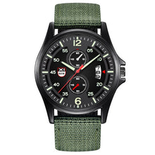 Load image into Gallery viewer, Men's Wrist Watch Military Nylon Waterproof Date Quartz Analog