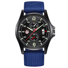 Load image into Gallery viewer, Men's Wrist Watch Military Nylon Waterproof Date Quartz Analog