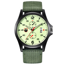 Load image into Gallery viewer, Men's Wrist Watch Military Nylon Waterproof Date Quartz Analog