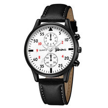 Load image into Gallery viewer, Military Quartz Men Watch Leather Sport